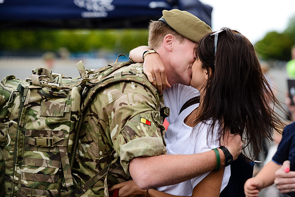 Soldiers of the 1st Battalion The Royal Anglian Regiment have received an emotional welcome home from a six-month operational tour of Kabul, Afghanistan.
