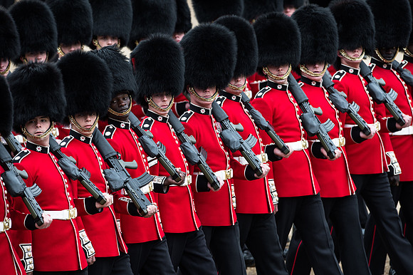 Trooping the colour, London